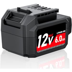 Replacement for Skil 12V Battery 6.0Ah BY5020A-00 PWRCore Lithium Battery with USB-A Power Port, Compatible with SKIL PWRCore 12 Volt Cordless Power Tools, for Skil Battery