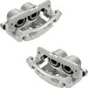 Brake Caliper Assembly Calipers Set Fit for Cadillac Escalade 2002-2006, for Chevrolet 1999-2009, for GMC 1999-2008, for Yukon Tahoe Savana Safari Express Silverado Sierra, Replace 18-B4728 18-B4729