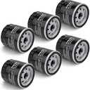 49065-0724 Oil Filter 49065-7010 AM107423 for kawasaki FX850V FX801V FJ180V FH381-721V FH601-770D FX751-FX1000V Models,Club Car 1016467 S-tens 120-634 49065-2071 Engine Oil Filter, Pack of 6