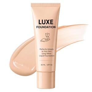 for Women, Smart Shade-Adapting Long-Wear Liquid Foundation, Hyaluronic Acid & Vitamin E, Creates Flawless Skin, Perfectly Blends with Your Complexion, SPF50, 30 ML