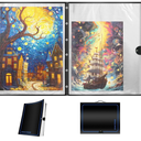 ALL4JIG 2000 Puzzle Storage Folder Binder Keeper for Jigsaw Enthusiasts - Space-Saving Organizer, Holds 20 Puzzles, 28.35"x40.16" inches, HD Film Pockets Birthday Gifts for Mom &Grandma