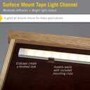 Armacost Lighting LED Tape Light Mounting Channel, Surface Mount, Silver 5-Pack 960050N