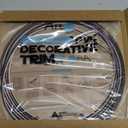 Art3d 20ft Outside Vinyl Corner Trim Peel and Stick for Tile and Wall Edges, Furniture Decoration Black