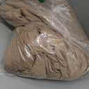 Wokceer Wedding Arch Backdrop Cover 7.2FT, 6FT Set of 2 Spandex Fitted Nude Brown for Round Top Chiara Stands - Birthday Party Ceremony Decor