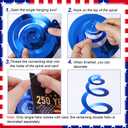 4 x Eersida 30 Pcs 250th Anniversary Hanging Swirl Decoration USA Patriotic Ceiling Streamers 250 Years 1776-2026 American Flag Hanging Ornaments for 4th of July Independence Memorial Day Party Supplies