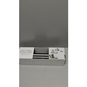 Danya B. XF11039BK Laminated MDF Floating "U" Wall Decor Shelves (Set of 3 pieces)  Black