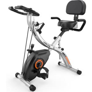 YOSUDA Folding Exercise Bike - Foldable Stationary Bike for Home Gym Workout
