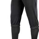 Champro Men's Triple Crown Knicker Style Knee-Length Baseball Pants (Medium, Black)