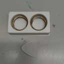 High-Gloss Plated Covers Compatible with Oura Ring Gen 4/Oura Gen 3 Cover, Anti-Scratch Ultra-Thin TPU Ring Protector Case Accessories for Women Men - Not for Oura 4 Ceramic (Size 12, 2 Gold)