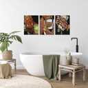 AXKXA 3 Pcs African American women canvas wall art prints fashion women vintage luxury glamour poster modern picture wall decoration painting for living room bedroom gallery 12x16 in unframed (Black Finger)