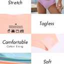 Womens Seamless Bikini Panties Soft Stretch Invisibles Briefs No Show Hipster Underwear cheeky 9 pack XS-L