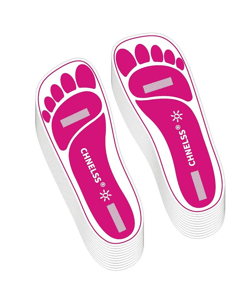 Pink Pair of 25 (50Feets) Disposable Spray Tanning Feet Pads for Hygienic Foot Protectors,Comfortable & Hygienic Spray Tan Pads Feet-Specifically for the Spray Tanning Industry or Salon