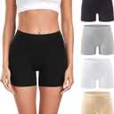 wirarpa Women's Modal Boy Shorts Panties Soft Microfiber Boxer Briefs Underwear 4 Pack, XL