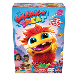 Goliath Sneak-A-Treat Game - Grab The Treats Before The Candy Critter Leaps! - Preschool Game, Ages 4 and Up, 2-4 Players