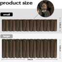 Wood Garden Edging for Landscaping  Decorative Round Log Border for Flower Beds, Pathways, and Lawn Edging, Natural Solid Pine with Durable Twine Connection (5.9" H x 35" L, 2 Pack)