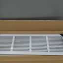 24"Wx6"H Duct Opening Return Air Grille,Air Return Vent Cover Grill for Sidewall and Ceiling,Solid Steel AC Vent Cover HVAC Cold Air Intake Grille Without Filter House,Outer Dimension:25.75WX7.75"H, For 24''W6''H-Duct Opening