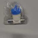 John Guest Speedfit 3/8 x 3/8 x 3/8 Inch Angle Stop Adapter Valve, Push to Connect Plastic Plumbing Fitting, ASVPP2LF