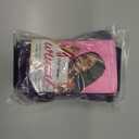 2 x Purple Braiding Hair 24 Inch Long Pre Stretched Hair Straight Yaki Texture Synthetic Hair Extensions Softness, 2 Packs