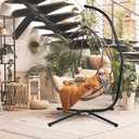 BPS Hammock Steel Stand Only C-Stand for Hanging Hammock Chairs - 300 Pound Capacity