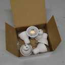 6-Pack GU10 LED Bulb Dimmable, 3000K Soft White GU10 Bulb Replacement for Track Lighting, 582LM, 6W(50W Equivalent) LED Light Bulb for Kitchen, Range Hood, Living Room, Bedroom