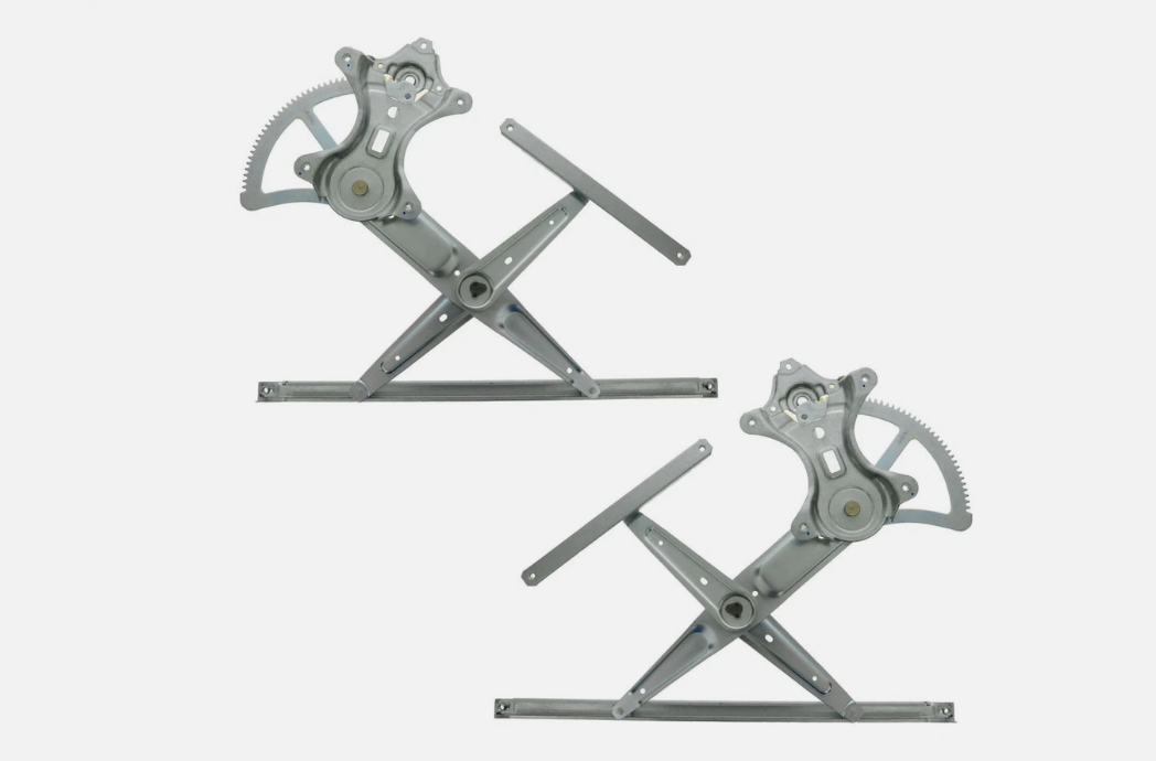 TRQ Front Power Rear Window Regulator Set Fits 2005-2021 Toyota Tacoma Truck