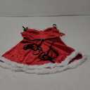 RSLOVE Sexy Christmas Lingerie For Women Santa Babydoll Chemise Red Costume with 4PCS Garters Belt Size S