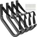 Kayak Storage Racks, 4 Pack Freestanding Canoes Garage Hooks, 19.5Inch Wall Mount Surfboard Hangers and Stand-Up Paddle Board Holder, 150lb Capacity