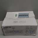 Asyko Ceiling Fans with Lights,46" Low Profile Ceiling Fan with Light, no Remote Control,Flush Mount, Reversible, Dimmable, Noiseless, Black Ceiling Fan for Bedroom