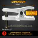 Ball Joint Separator | Ball Joint Removal Tool for Separating Arms, Tie Rods, and Ball Joints on Cars, Light Trucks, ATVs 1-1/8" to 2-1/8" Adjustable Tie Rod Removal Tool