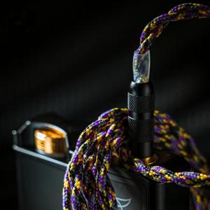Yongse 1947 Single Crystal Copper Silver Plated Headphone Cable - 5N-0CC Copper Litz Upgrade Cable, Custom Length, Professional Audiophile Design (3.5mm QDC)