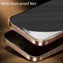 2 Pack for iPhone 13 Pro / 14/13 /16e 360 Degree Privacy Screen Protector Anti spy Tempered Glass Film Easy Installation Auto-Alignment Kit, Auto Dust-Elimination 6.1 inch