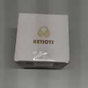 KEYJOYS Ear Muffs for Winter Women Cold Weather, Adjustable Fluffy Folding Earmuffs, Cute Ear Warmers Outdoor Ear Covers (Black)