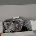 3- in-1 Immersion Hand blender, Powerful MOTOR & Stainless Steel Stick Blender, 4 Sharp Blades with Whisk, Milk Frother Attachments (Red)