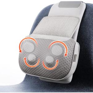 Careboda Neck and Back Massager, Shiatsu Shoulder Massage Pillow with Soothing Heat, 3D Kneading Deep Tissue Massages for Muscle Pain Relief, Perfect Gifts for Friends, Family, Lover