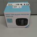 Oklar Blood Pressure Monitors for Home Use Rechargeable Wrist Digital BP Machine Cuff with LED Backlit Display, Voice Broadcast, 240 Memory Storage for 2 Users with Carrying Case