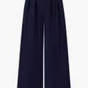 BTFBM Women's Elegant Flowy Dress Pants Front Pleated High Waisted Casual Wide Leg Loose Palazzo Trousers with Pockets Large