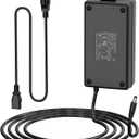 PAUTIX 24V DC Power Supply Adapter 24Volt 10.4A 250W Output,AC to DC Converter Transformer 100-240V AC Input with 5.5 x 2.1mm US Plug for LED Strip, CCTV Camera(Black)