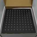 NearMoon Rain Shower Head, High Flow Stainless Steel Square Rainfall Shower, High Pressure Design, Awesome Shower Experience Even At Low Water Flow (8 Inch, Matte Black)