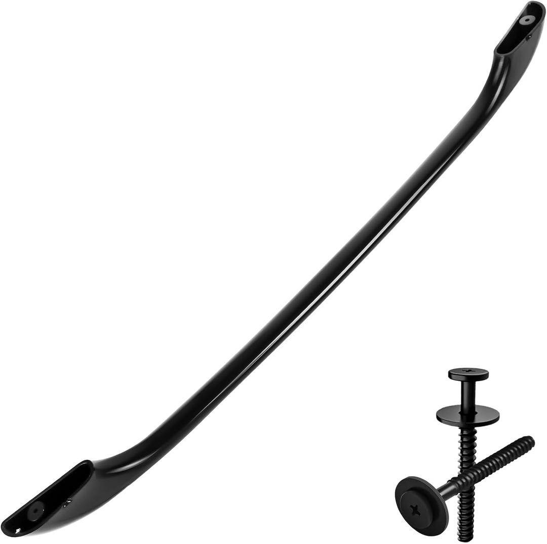 5304458312 Oven Door Handle Replacement Compatible with Frigidaire Kenmore Electrolux Electric Range Microwave Stove AP3965016 PS1533002 Include 2 Screws 316433300