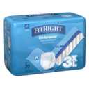 Medline FitRight Adult Incontinence Underwear, Heavy Absorbency, 3X-Large, 75"-94" Waist (20 Count, 4 Pack) (White, XXXL)