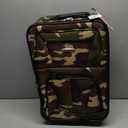 Rockland Luggage Bag Color Camo Comes with 3 Zip Up Pockets