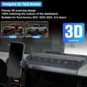 Dashboard Mobile Phone Holder for Ford Bronco, Cell Phone Mount with Tray Internal Accessories Automobile Cradles Applicable to Ford Bronco 2021 2022 2023 2/4 Doors