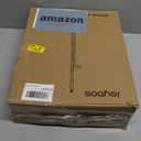 CTIME Broom and Dustpan Set, Extra Brush Head & 51.6" Adjustable Long Handle Standing Dustpan Set, with Dust Pan Teeth to Clean Pet Hair, Easy Sweeping Suitable for Home Kitchen Office Lobby