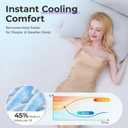 SINWEEK 2 Inch Gel Memory Foam Mattress Topper Queen Size, Ventilated High Density Pad for Body Pain, Bed Topper with Cooling Cover