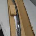 Bonpally Curved Shower Curtain Rod for Bathroom, 40-72 Inches Adjustable Curved Shower Rod, 0.9MM Aluminum Shower Curtain Rod with Rotating Brackets for Extra Shower Space, Need to Drill, Black