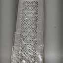 PATIKIL 10 x 3 Inch Door Air Vent Cover, 2 Pcs Heavy Duty Aluminum Grille Ventilation Cover Louvered with Mounting Screws for Cabinet Wardrobe Door, White