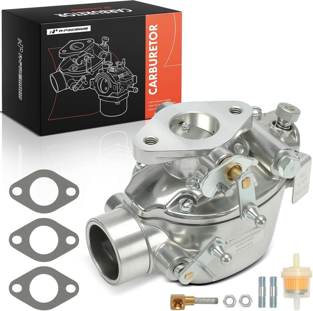 A-Premium EAE9510C Tractor Carb Carburetor Compatible with Ford Jubilee NAA NAB Golden 600 620 630 650 660 700 740 800 850 Tractor with 134 CID Gas Engine Replace# B2NN9510A