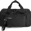 Prokva Small Gym Bag for Women, Mini Duffle Bag with Wet Compartment, 12L Travel Carry on Weekender Bag for Sports, Workout and Fitness, Black