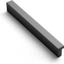 Goo-Ki Cabinet Handles 12 PCS - Black Drawer Pulls 5 in (128mm) Hole Centers - Tilted Solid Drawer Handles for Kitchen Cabinet Pulls - Finger Pull