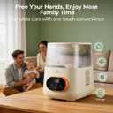 Baby Bottle Washer Steam Dryer: All in One Cleaning Machine for Bottles Pump Parts & Baby Essentials Replaces Hand Washing Effortless Daily Use
